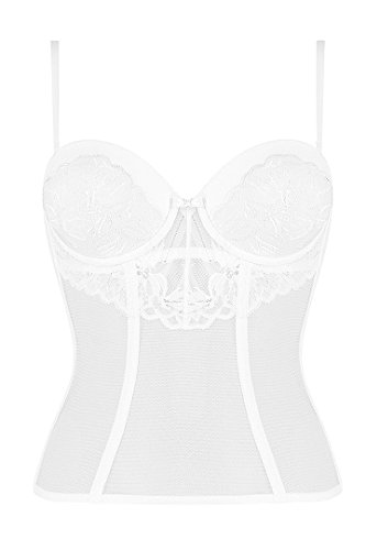 Triumph Damen Korsage Honeymoon Spotlight CRSU, Weiß (WHITE 03)