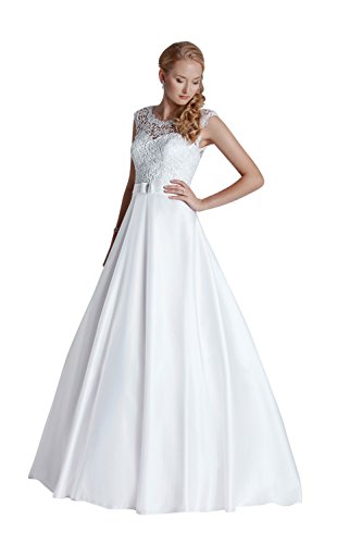 Brautkleid Vintage // Hochzeitskleid mit Spitze (ivory/creme)