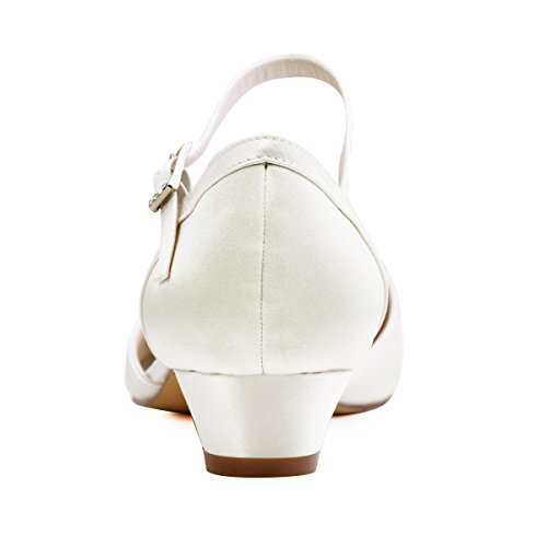 Elegantpark // Damen Brautschuhe // Runde Zehen (Ivory) - 6