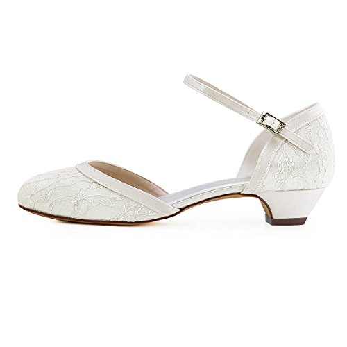 Elegantpark // Brautschuhe mit diesem niedrigen Absatz (Ivory oder Weiß) - 2