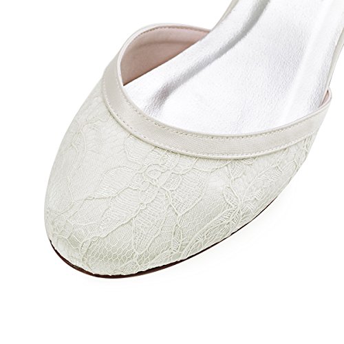 Elegantpark // Brautschuhe mit diesem niedrigen Absatz (Ivory oder Weiß) - 5
