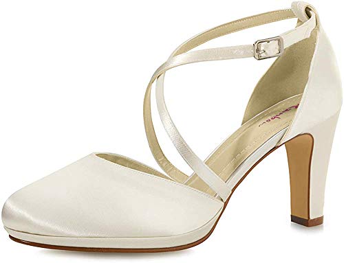 Brautschuhe Rainbow Club /Olaila/ Satin  (Ivory)