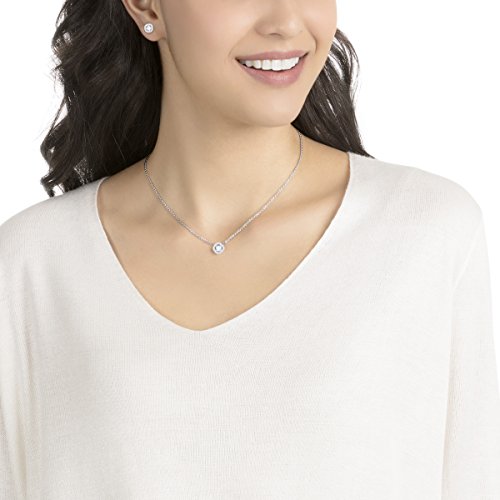 Swarovski Angelic Square Set, weiss, rhodiniert - 4