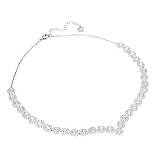 Swarovski Angelic Square Set, groß, weiss, rhodiniert - 3