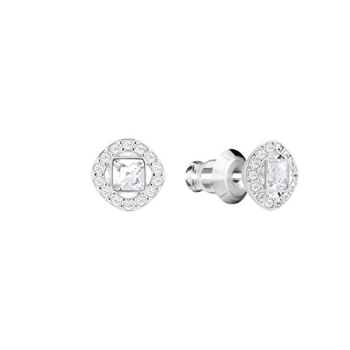 Swarovski Angelic Square Set, groß, weiss, rhodiniert - 5