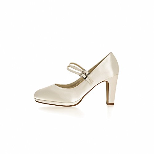 Brautschuhe Rainbow Club /Annette/ Satin (ivory) - 2