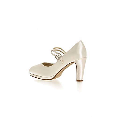 Brautschuhe Rainbow Club /Annette/ Satin (ivory) - 5