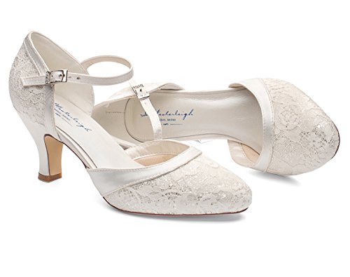 Brautschuhe mit Spitze Maggie, Ivory, (38) - 2