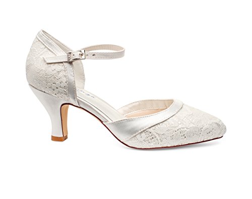 Brautschuhe mit Spitze Maggie, Ivory, (38) - 3