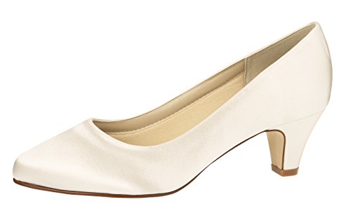 Rainbow Club Brautschuhe Megan - Pumps Ivory - Trichterabsatz