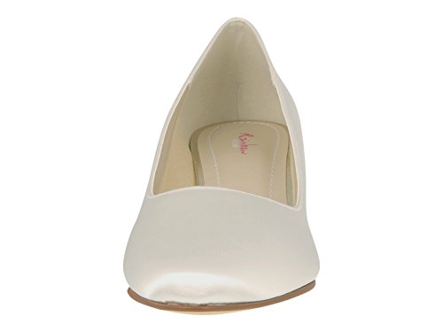 Rainbow Club Brautschuhe Megan – Pumps Ivory – Trichterabsatz - 3