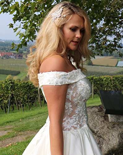 Luxus Brautkleid Hochzeitskleid Weiß nach Maß - 2