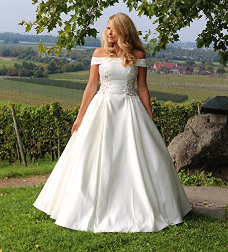 Luxus Brautkleid Hochzeitskleid Weiß nach Maß - 5