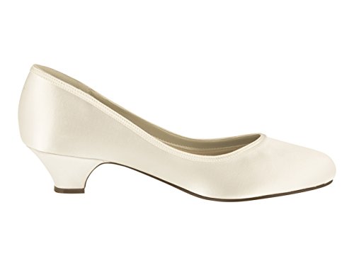 Rainbow Club Brautschuhe Paula – Ivory Satin – Pumps - 2